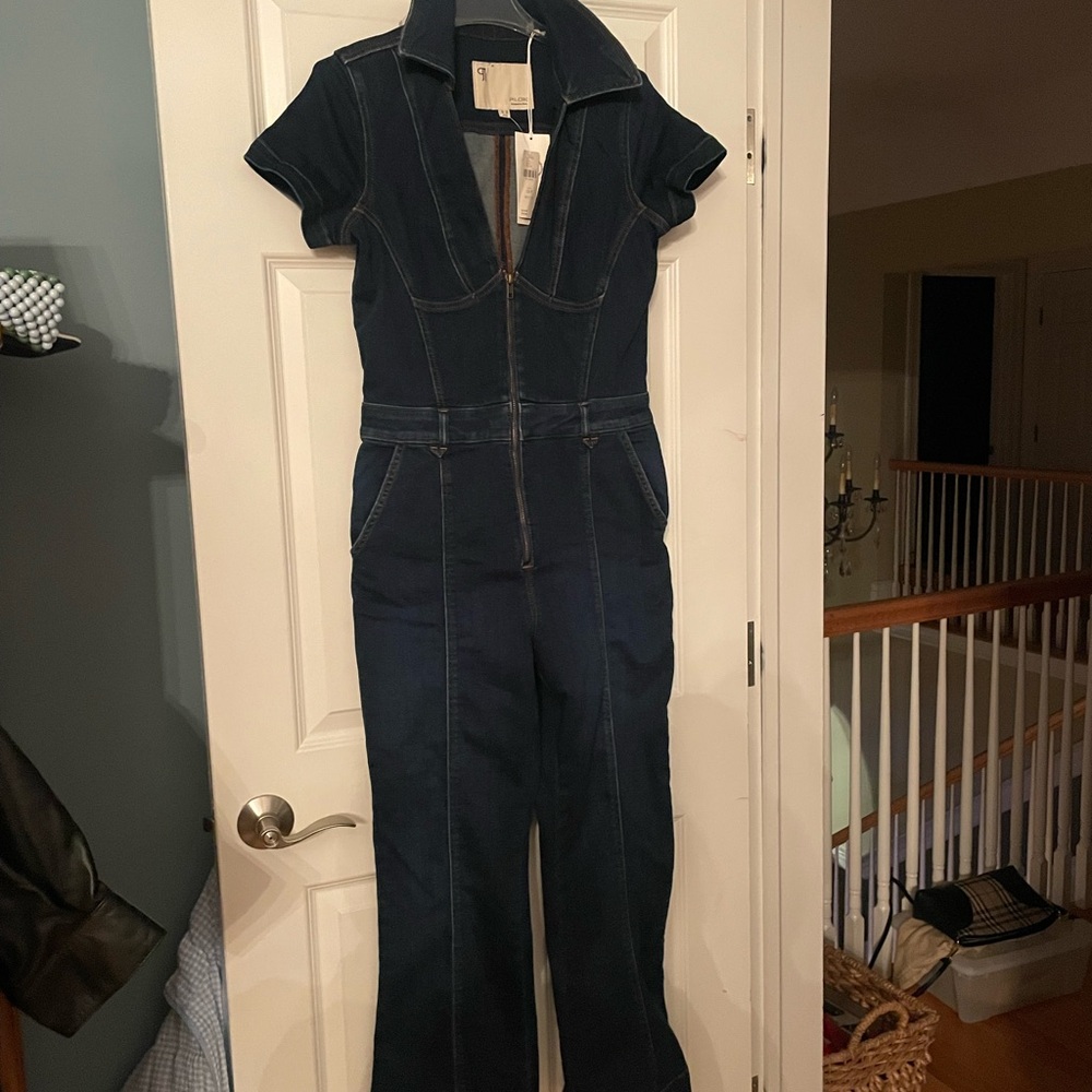Anthropologie NWT Dark Blue Jumpsuit